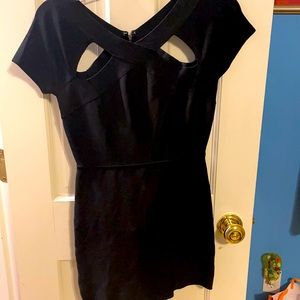 Bcbg tight black dress